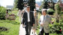 20. 8. 2020, Ljubljana – Predsednik republike obiskal Botanini vrt (Daniel Novakovi/STA)